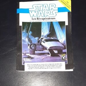 Star Wars Les Récupérateurs Poster - Blue and Black